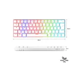 Clavier Spirit of Gamer XPERT-K200 Wireless TKL Blanc