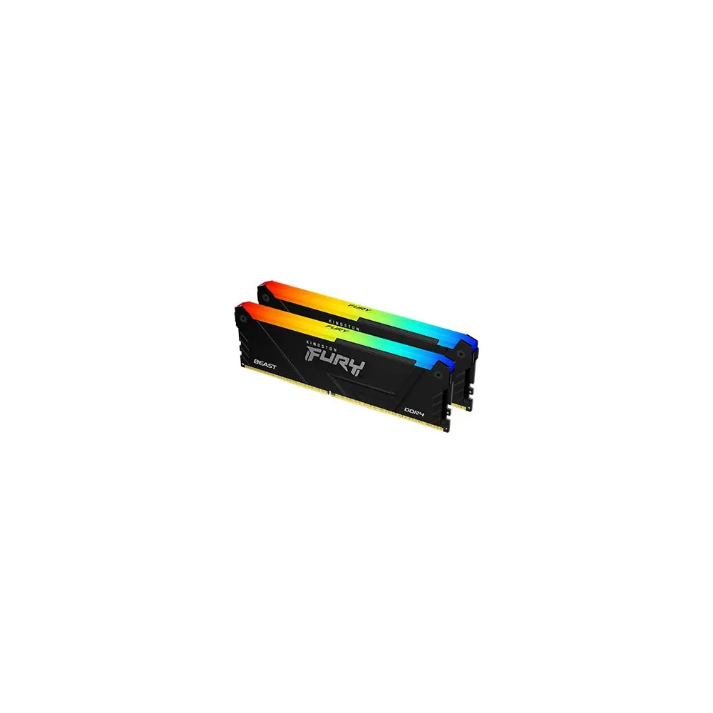 DDR4 Kingston FURY Beast RGB Kit 16Go 2x8Go 3200Mhz CL16