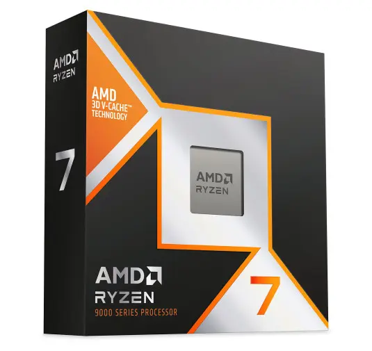 Processeur AMD RYZEN 7 9800X3D 4.7/5.2Ghz 104M 8Core 120W AM5