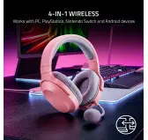 Micro Casque Razer Barracuda X Quartz Rose