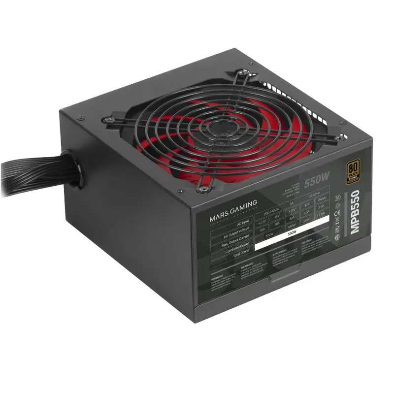 Alimentation Mars Gaming MPB550 550 Watts 80Plus Bronze