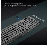 Clavier Advance R-Type Series Noir Gaming RGB sans fil