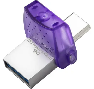 Clé USB 3.0 64Go Kingston DataTraveler microDuo 3C Type A et C