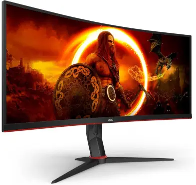 Ecran AOC CU34G2XP/BK  34" 3440 x1440 180Hz 1ms CURVED