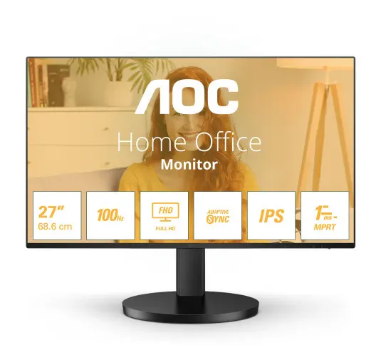 Ecran AOC 27" 27B3HA2 1920x1080 100Hz 1ms HDMI/VGA