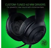 Micro Casque Razer Kraken X Lite Noir