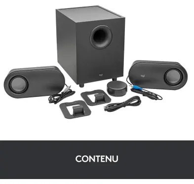 Haut-parleurs Logitech Z407 Kit 2.1 40 Watts RMS Bluetooth