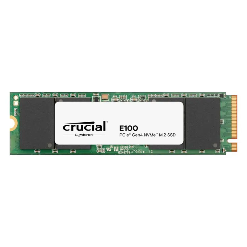 SSD 1To Crucial E100 M.2 NVMe PCIe 4.0 (Tray)