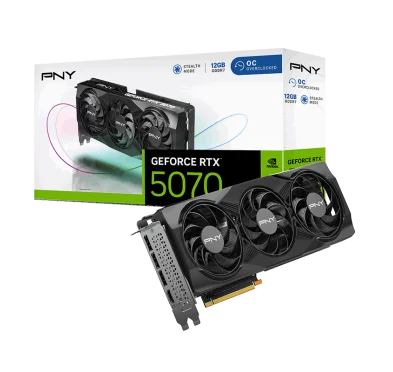 Carte Graphique PNY RTX 5070 12Go OC Triple Fan