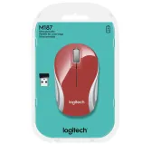 Souris Logitech Wireless Mini Mouse M187 Rouge