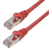 Cable Réseaux RJ45 25m Droit Cat6A S/FTP Blindé Rouge