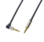 Cable Audio Jack 3.5mm Male/Male coudé 50cm LogiLink CA11050