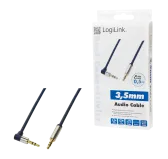 Cable Audio Jack 3.5mm Male/Male coudé 50cm LogiLink CA11050