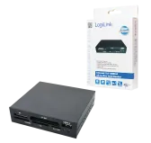 Rack 3.5 LogiLink CR0012 Lecteur Multi Carte + 1 Ports USB 2.0