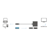 Adaptateur LogiLink UA0234 USB 3.0 - HDMI/VGA 1920x1080