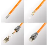 10x connecteur RJ45 C6A/7A/8.1A Blindé LogiLink MP0030