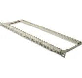 Panneau de Brassage Digitus 0.5U 19" 24 ports Keystone RJ45 DN-91421