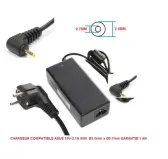 Chargeur Compatible Asus 19V 2.1A 40W 2.5/0.7mm