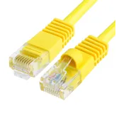 Cable Réseaux RJ45 2m Droit Cat6A S/FTP Blindé Jaune