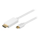 Cable Mini DisplayPort 1.2 vers HDMI M/M 3m 4k